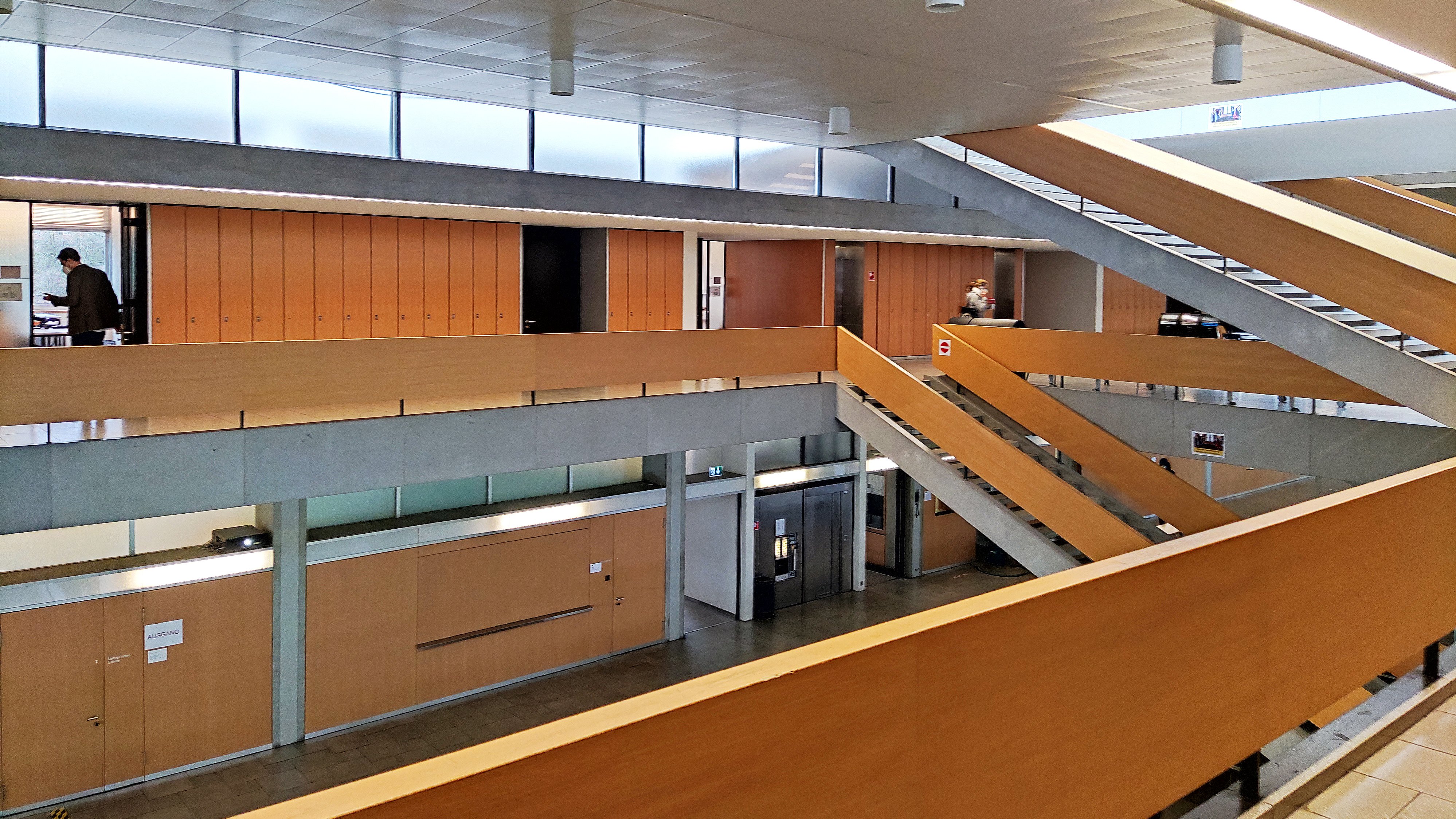 Atrium at the Freudenberg School Complex, 1956–1961