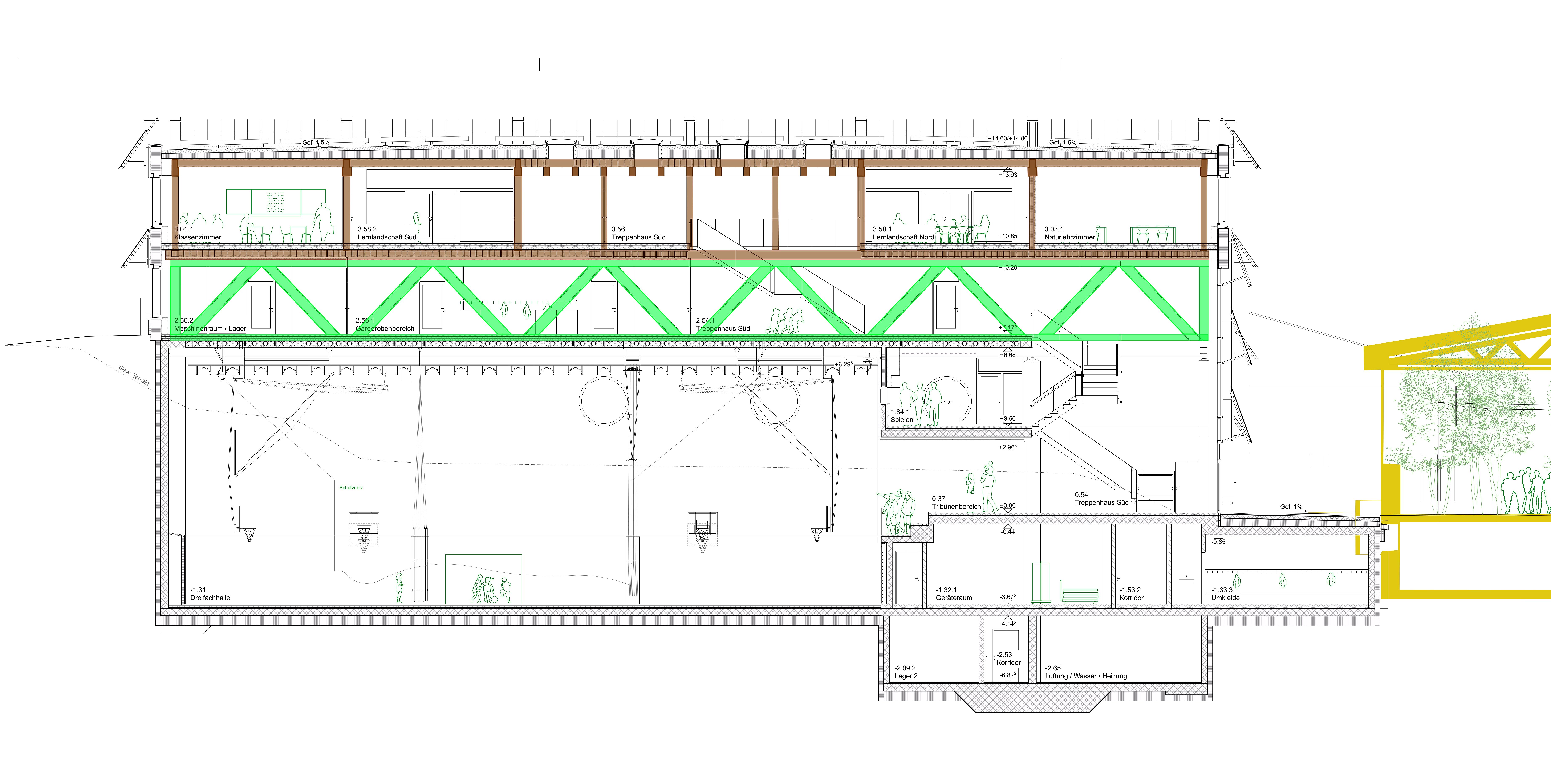 Plan of the Root School Hybrid Building