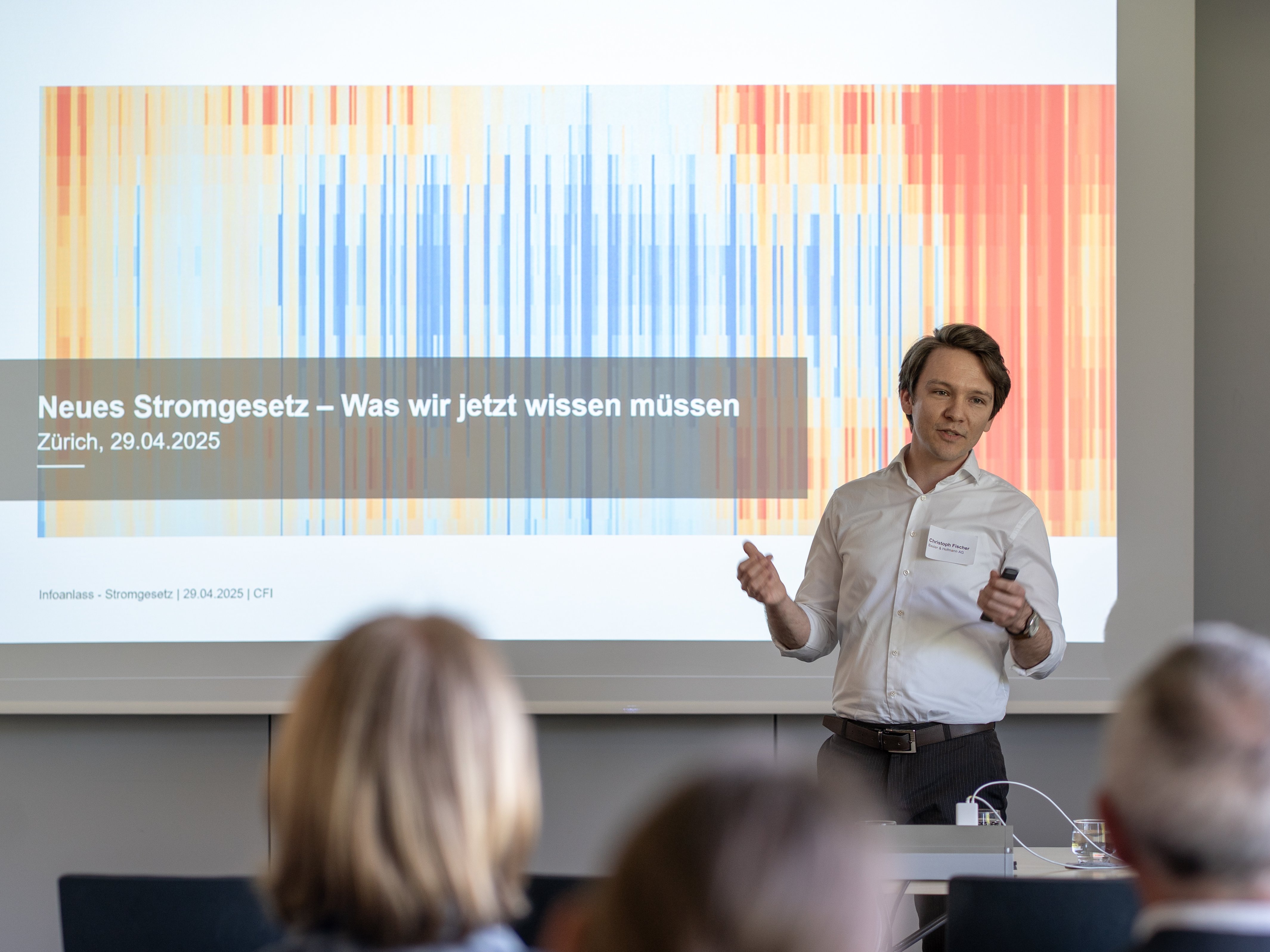 Christoph Fischer, a specialist in renewable energies at Basler & Hofmann