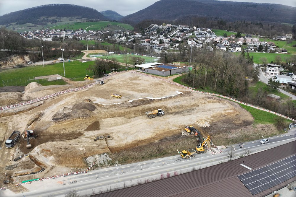 Sanierung Altlasten Deponie Ritzer, Küttigen