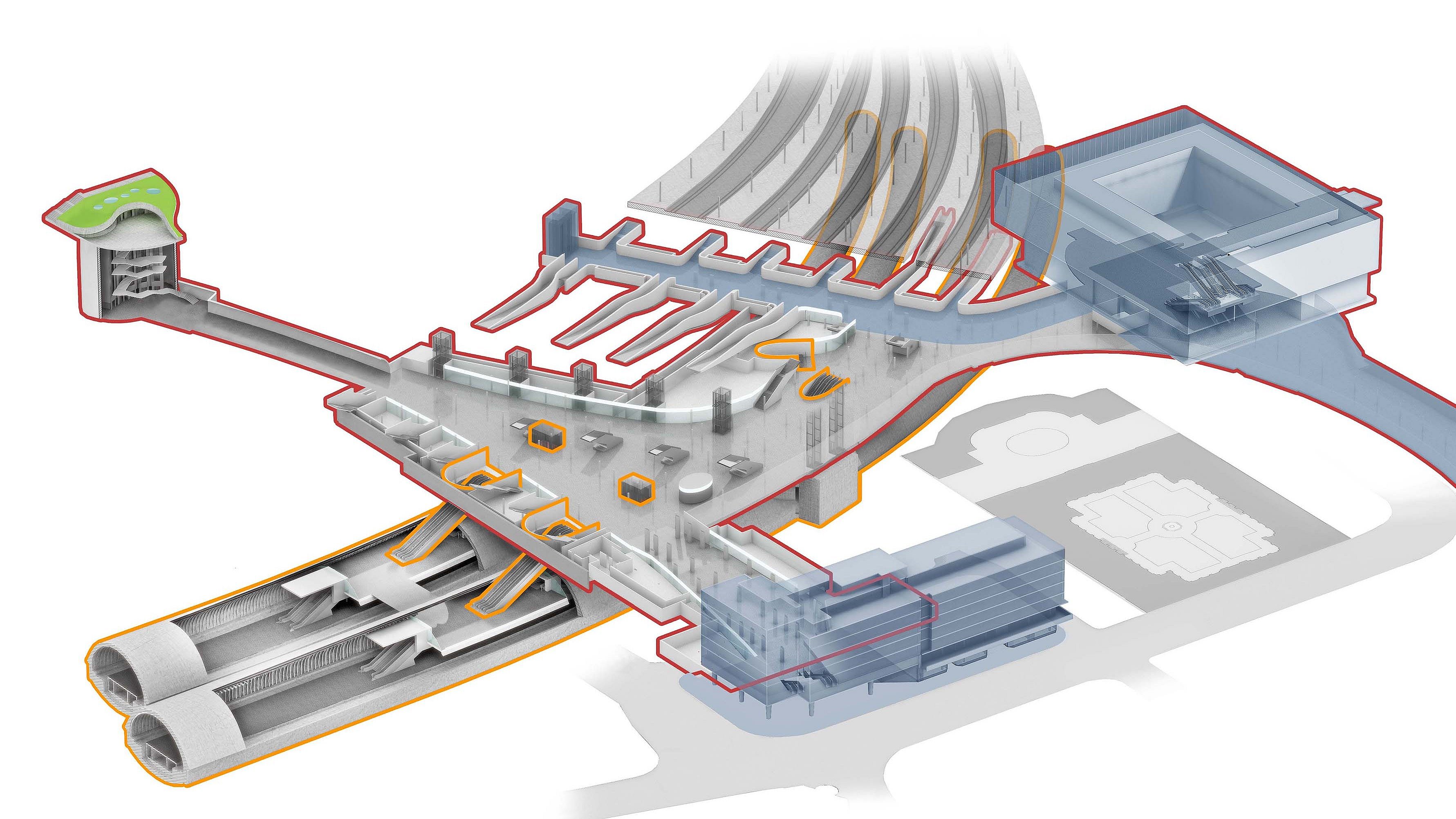 Future of Bern railway station, RBS underground station and central underpasses