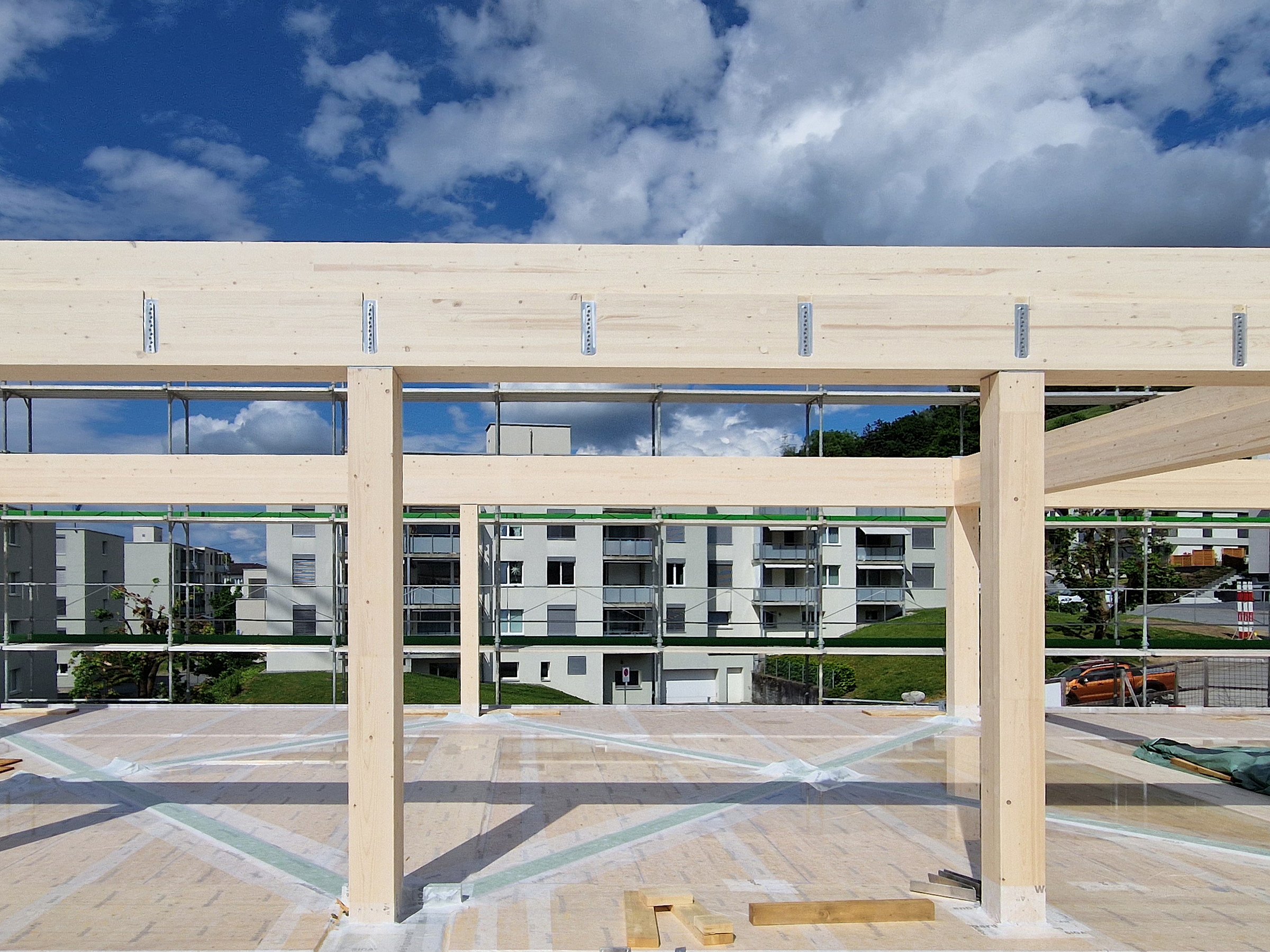 [English] Holzbau Hybridbau