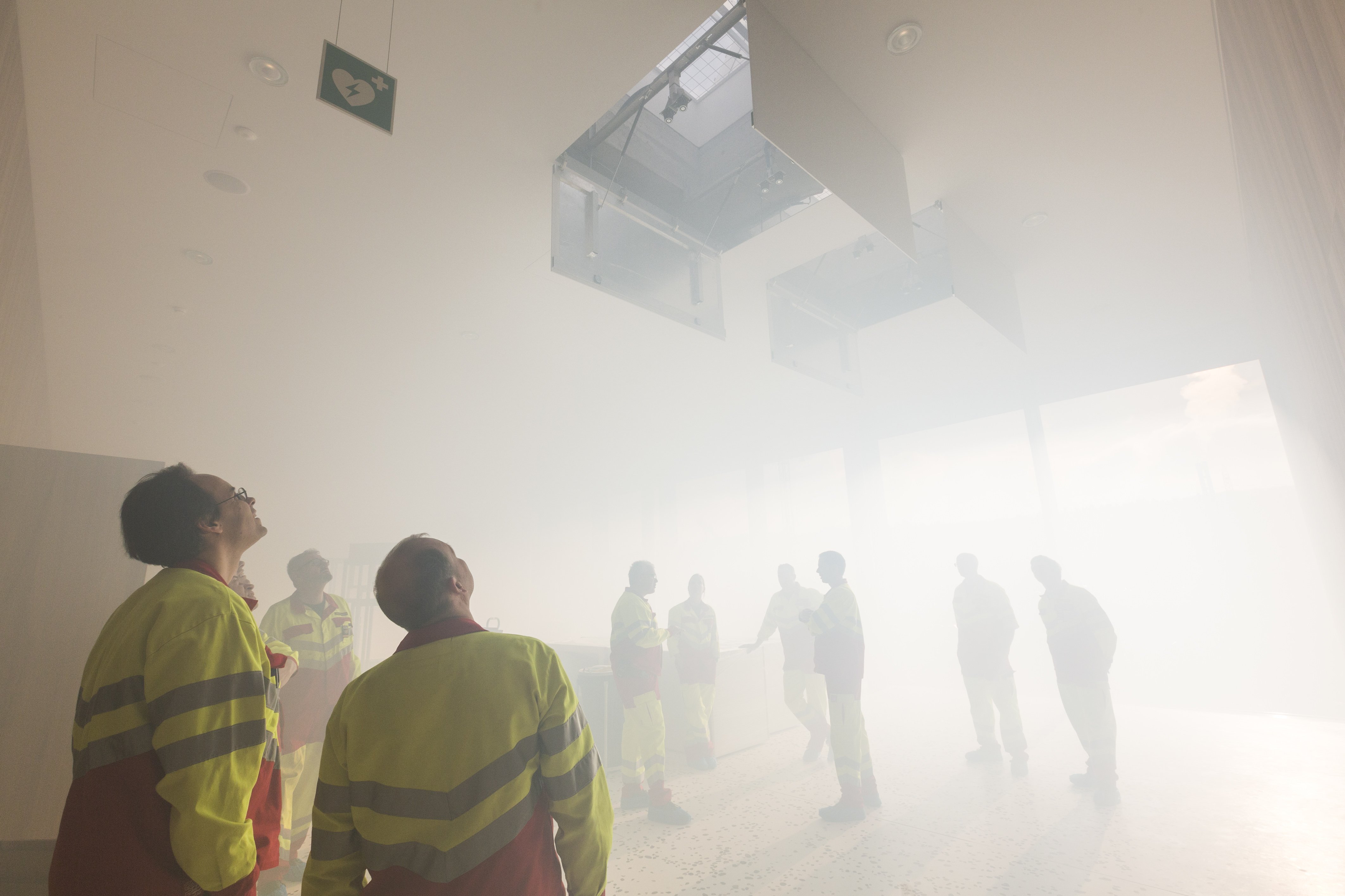 Smoke extraction test