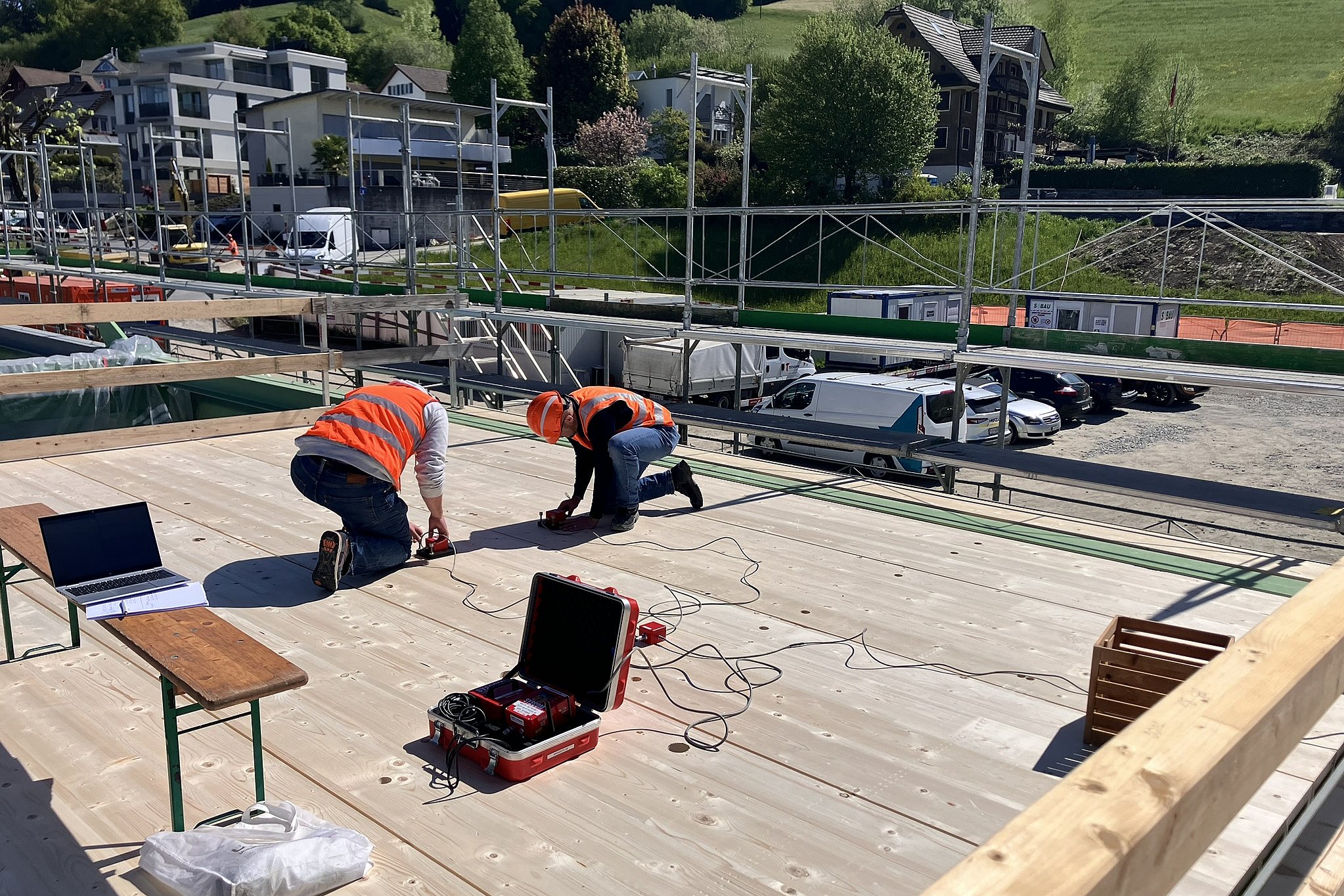 Vibration Measurements in Structural Engineering with Wood