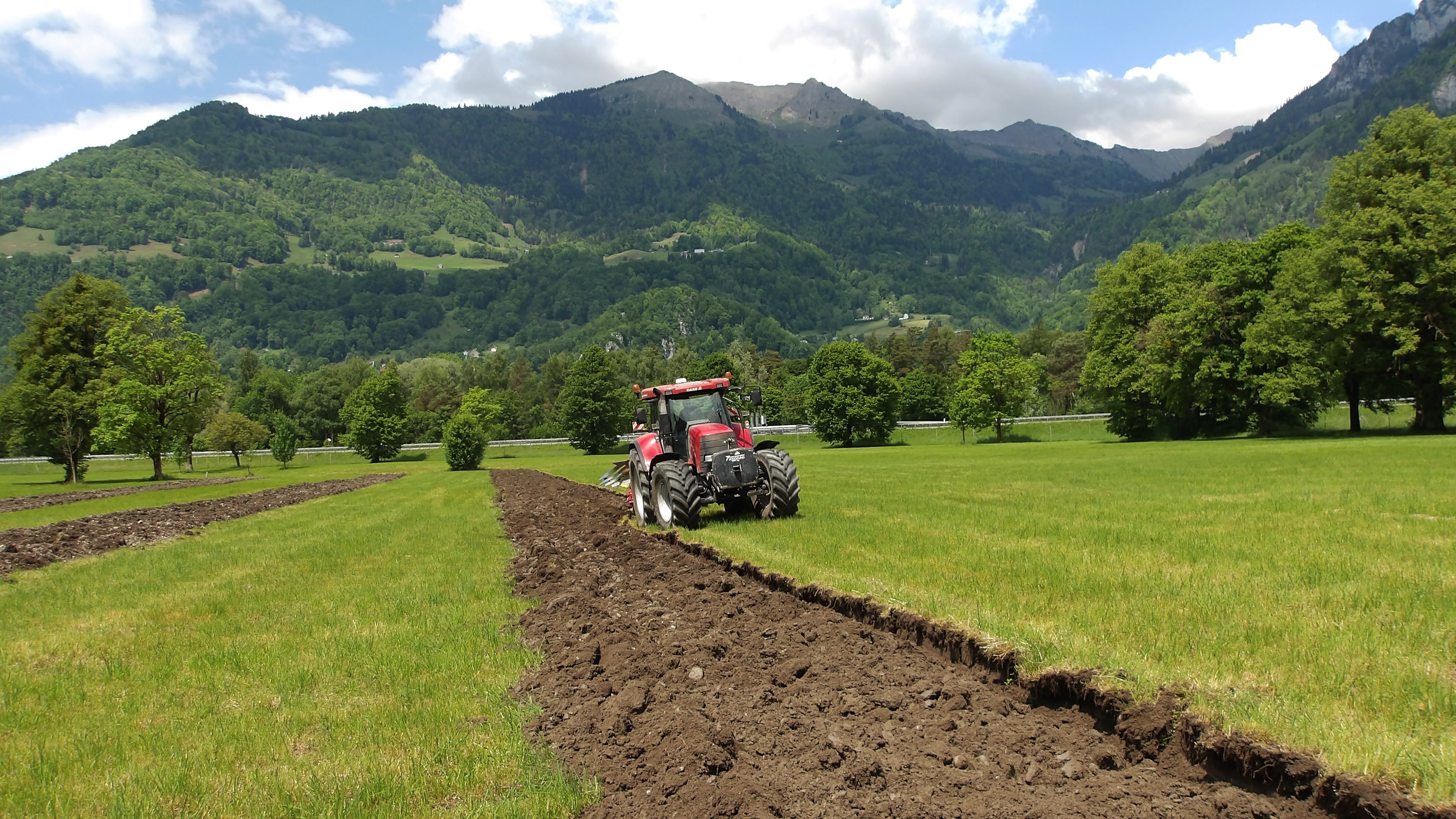 Ploughing at Kerenzerberg