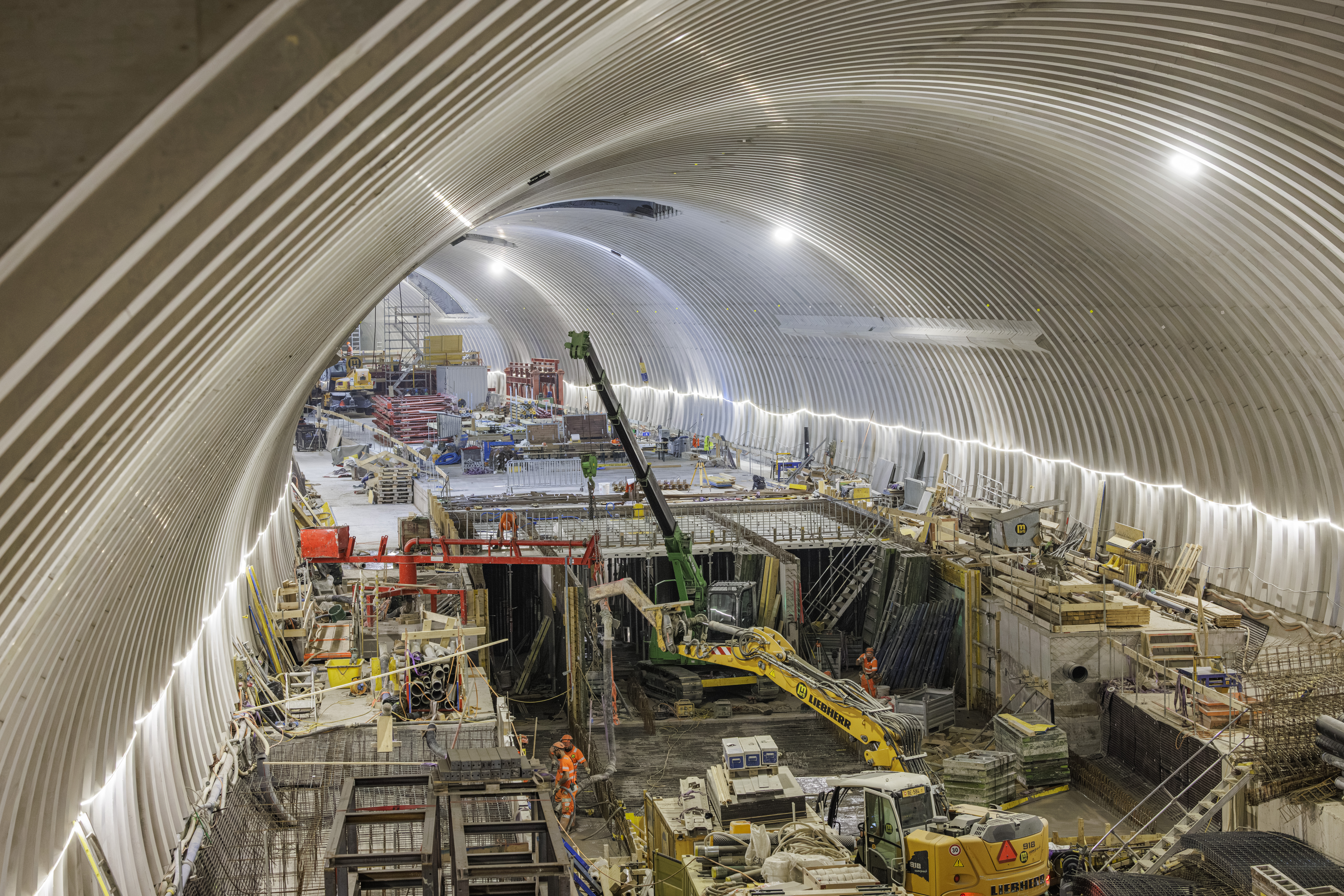 Kaverne Süd der RBS Baustelle in Bern