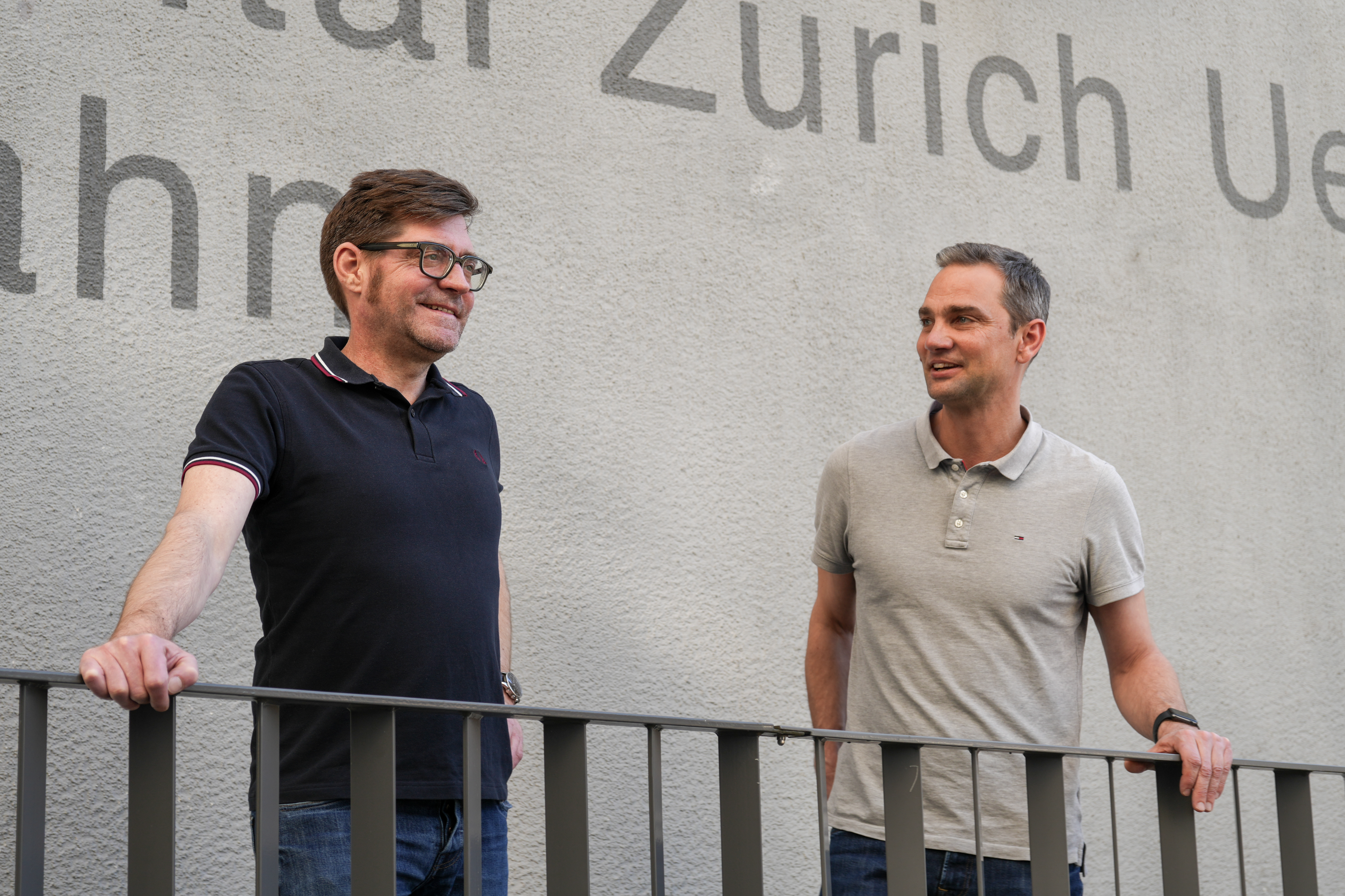 Lukas Scheu und Christian Peter von der SZU