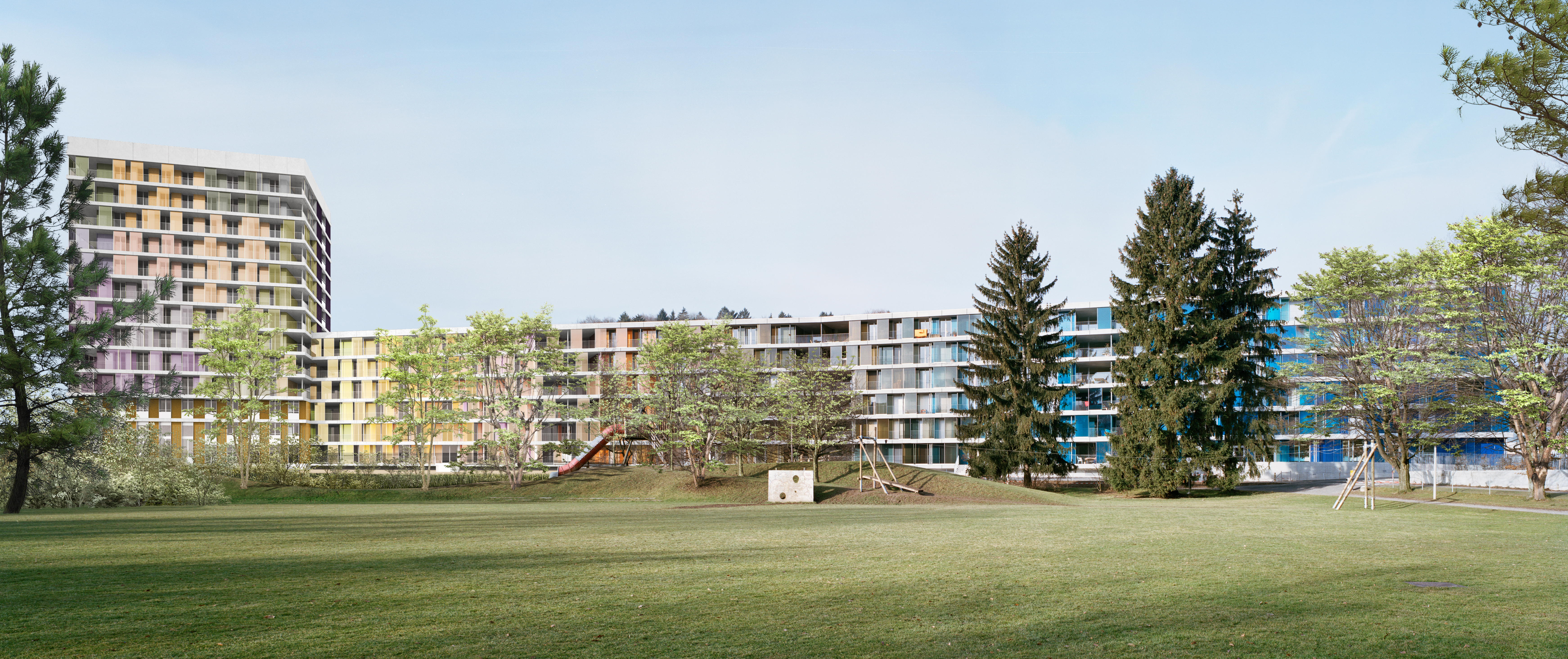 Visualisierung Bauprojekt Brunnenhof Stiftung Familienwohnungen