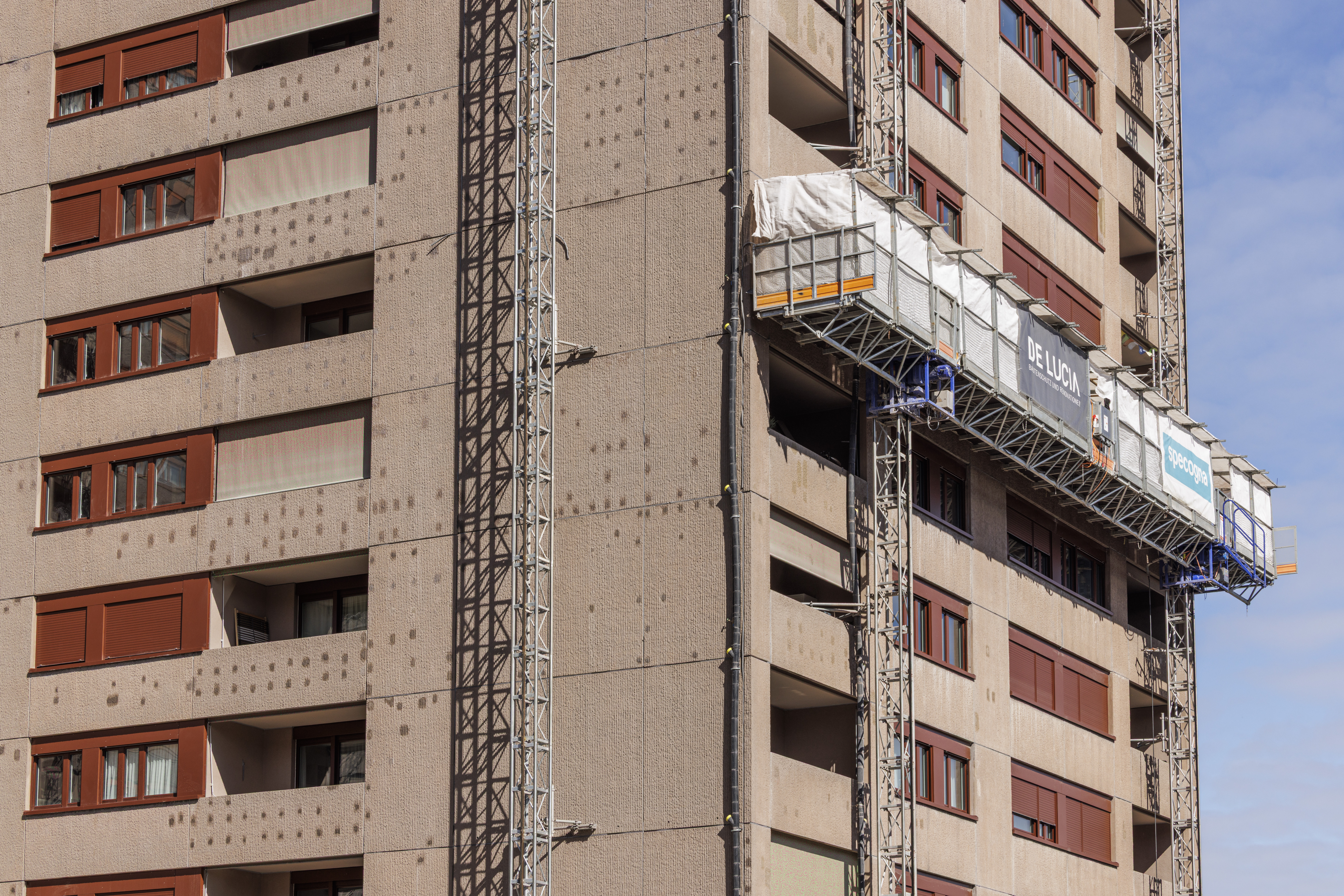 Liftbühne Hardau II Hochhäuser