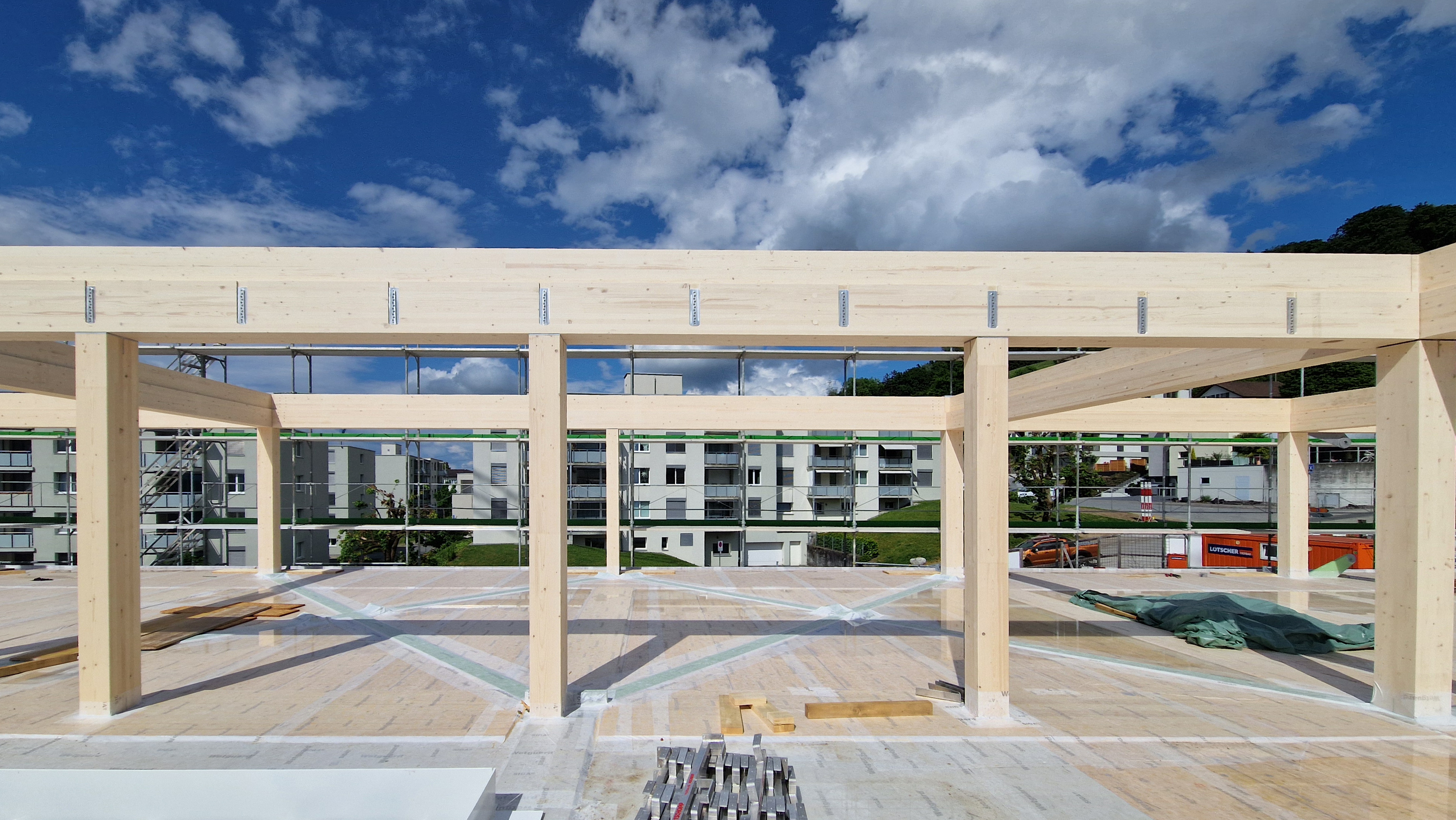 [English] Holzbau Hybridbau