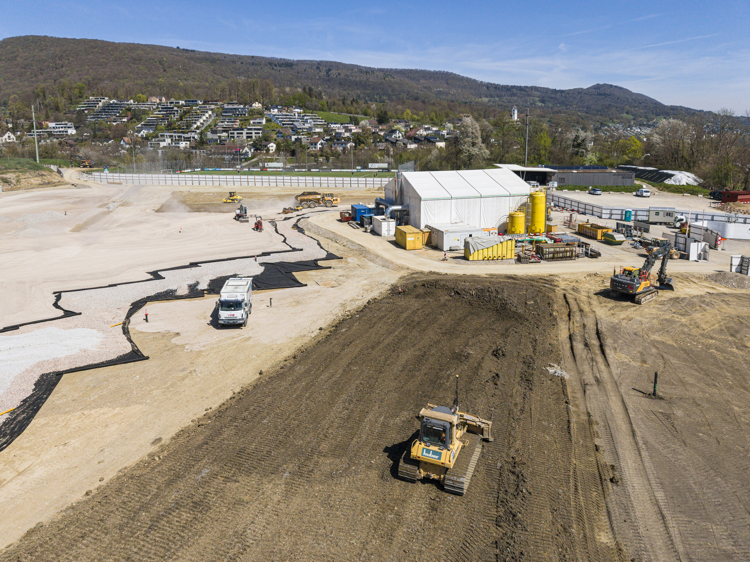 Ritzer Landfill Construction Site in April 2026