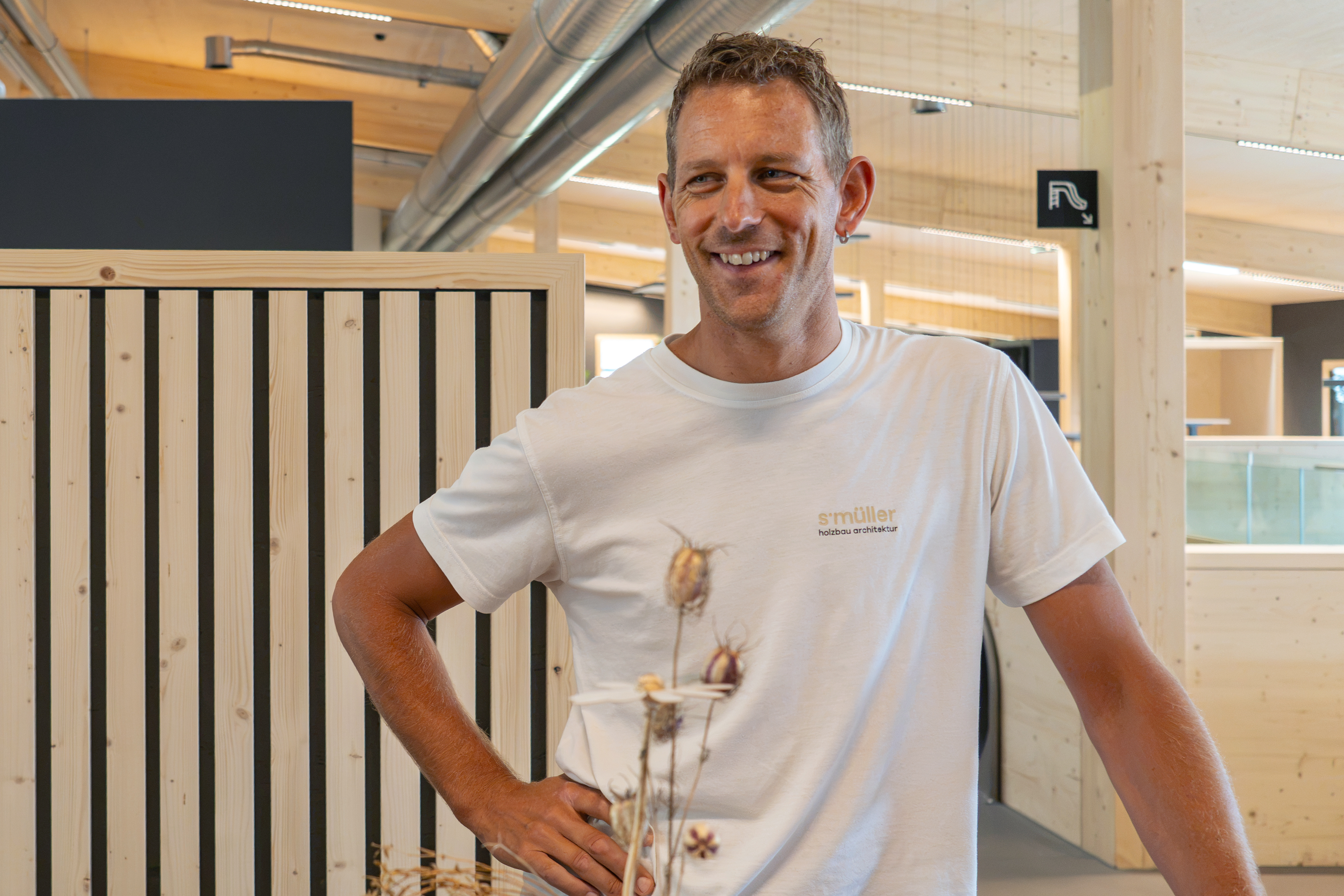 Stefan Müller, CEO and Owner of S.Müller Holzbau AG