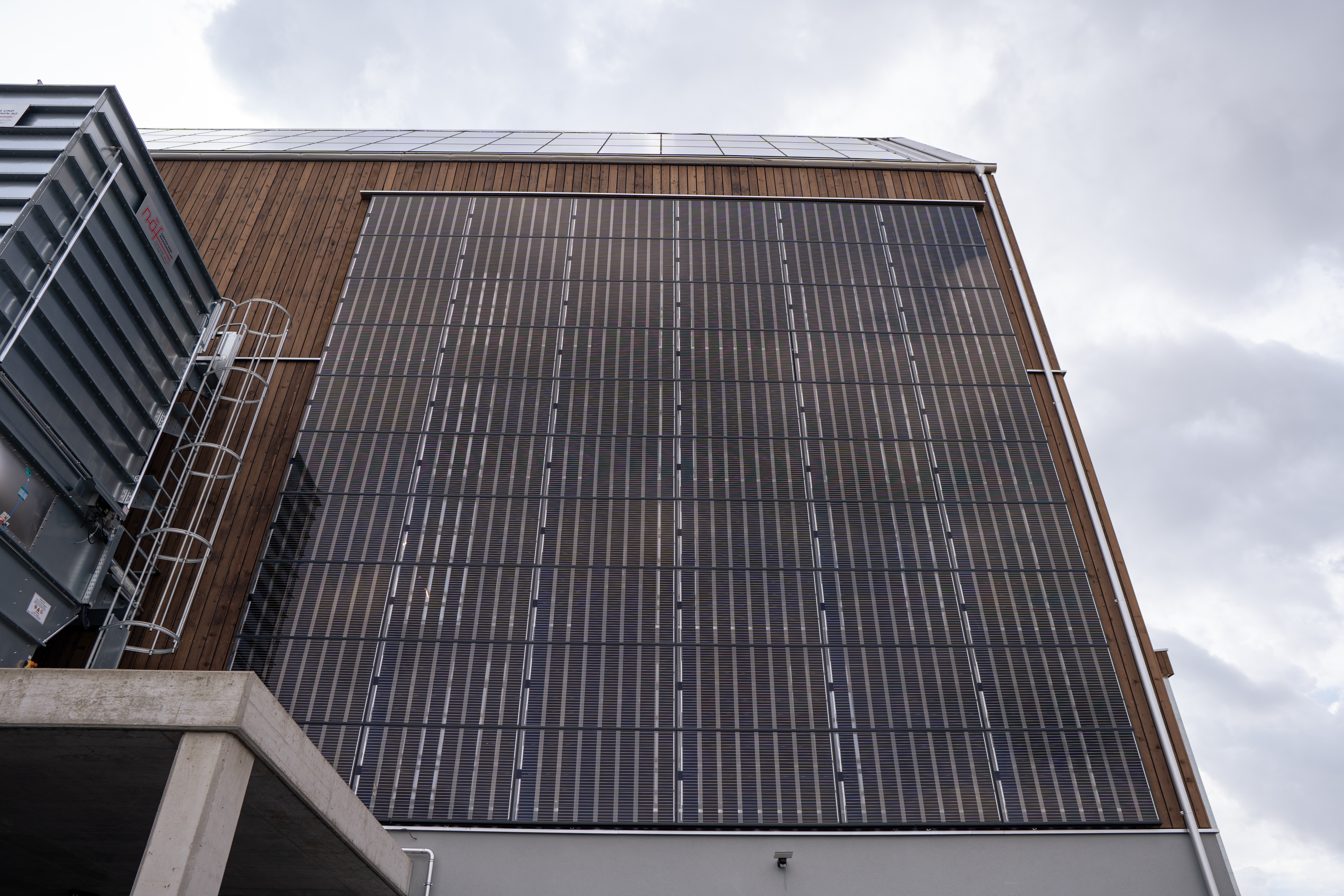 Solar Panel System on the Facade 