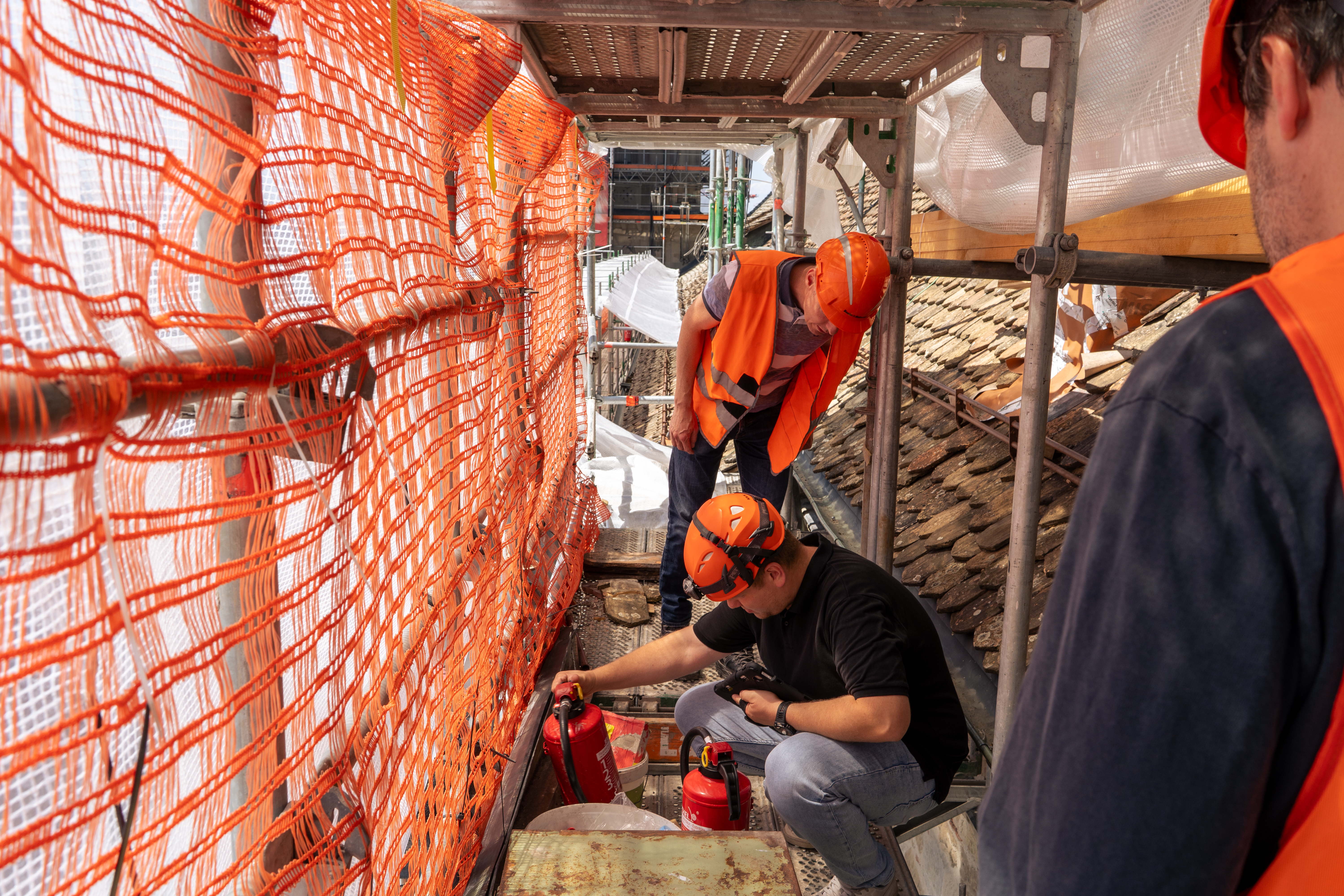 Fire Safety Inspection on the Construction Site